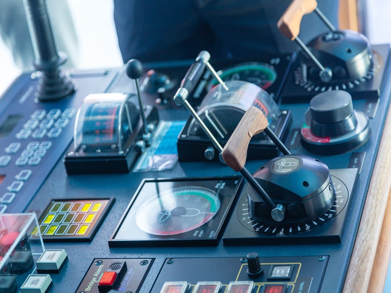 controls on the ship